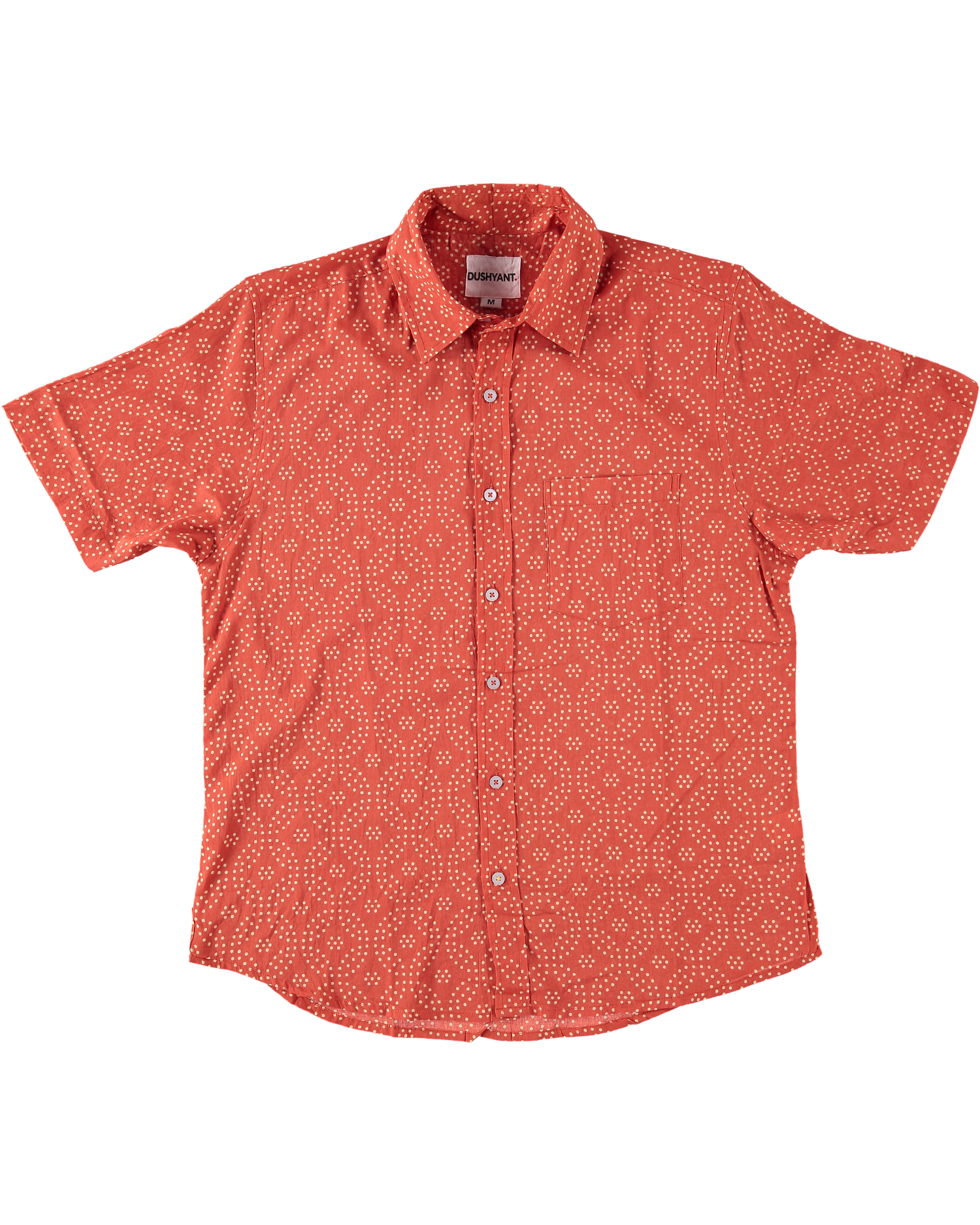'The Folk' Shirt in Red Small Dots
