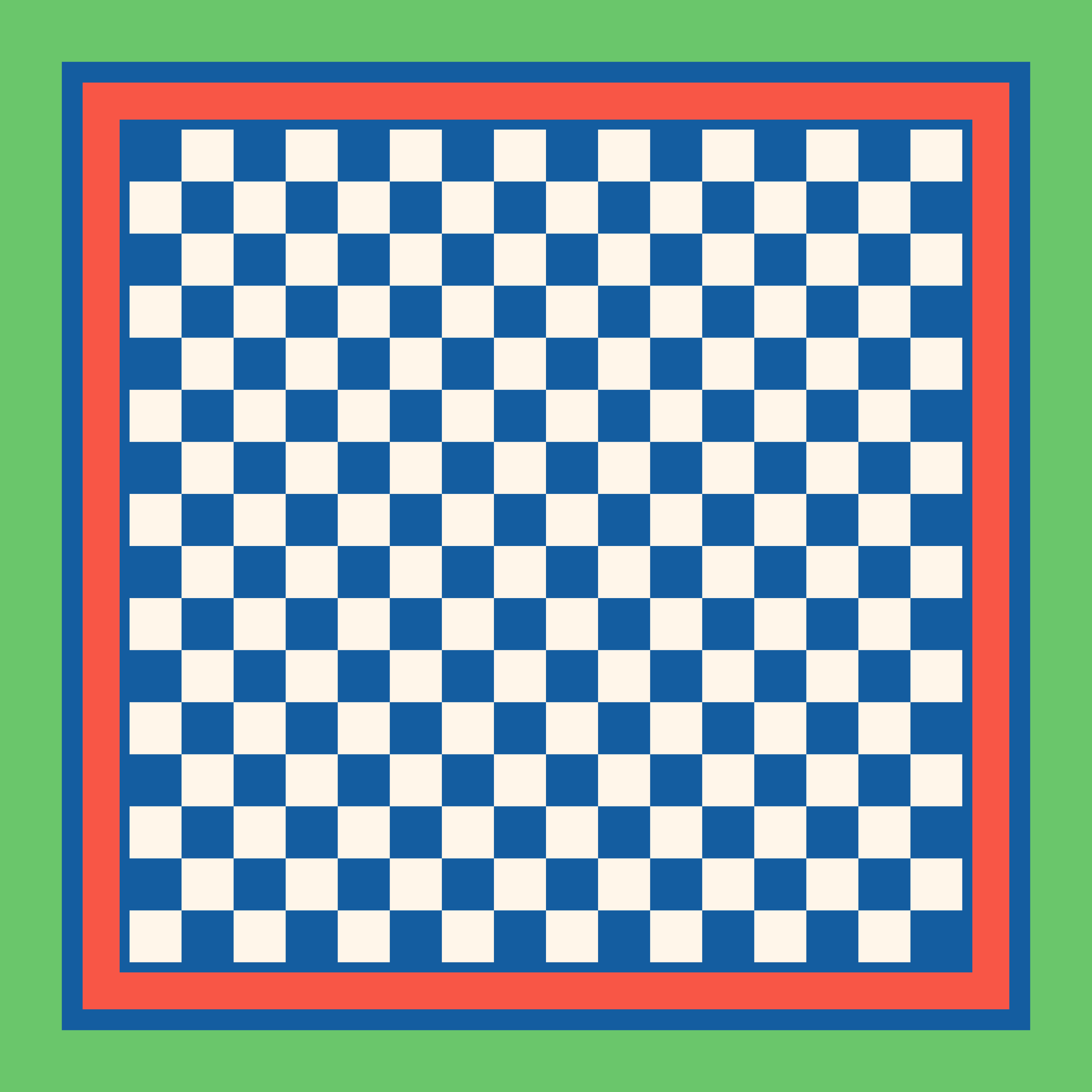 Archie Bandana No. 39 - The Checkerboard Piazza