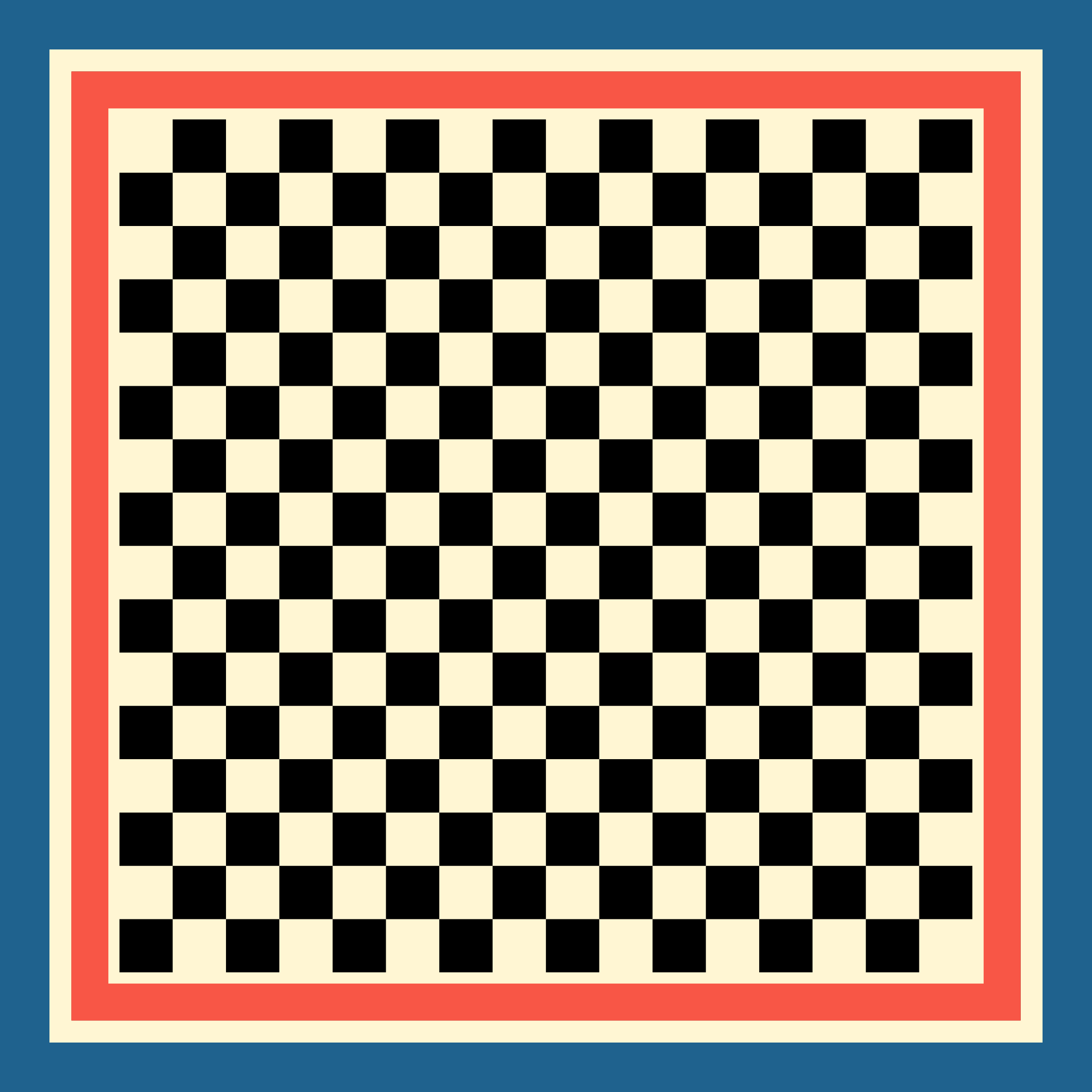 Archie Bandana No. 51 - Black and Cream Chessboard