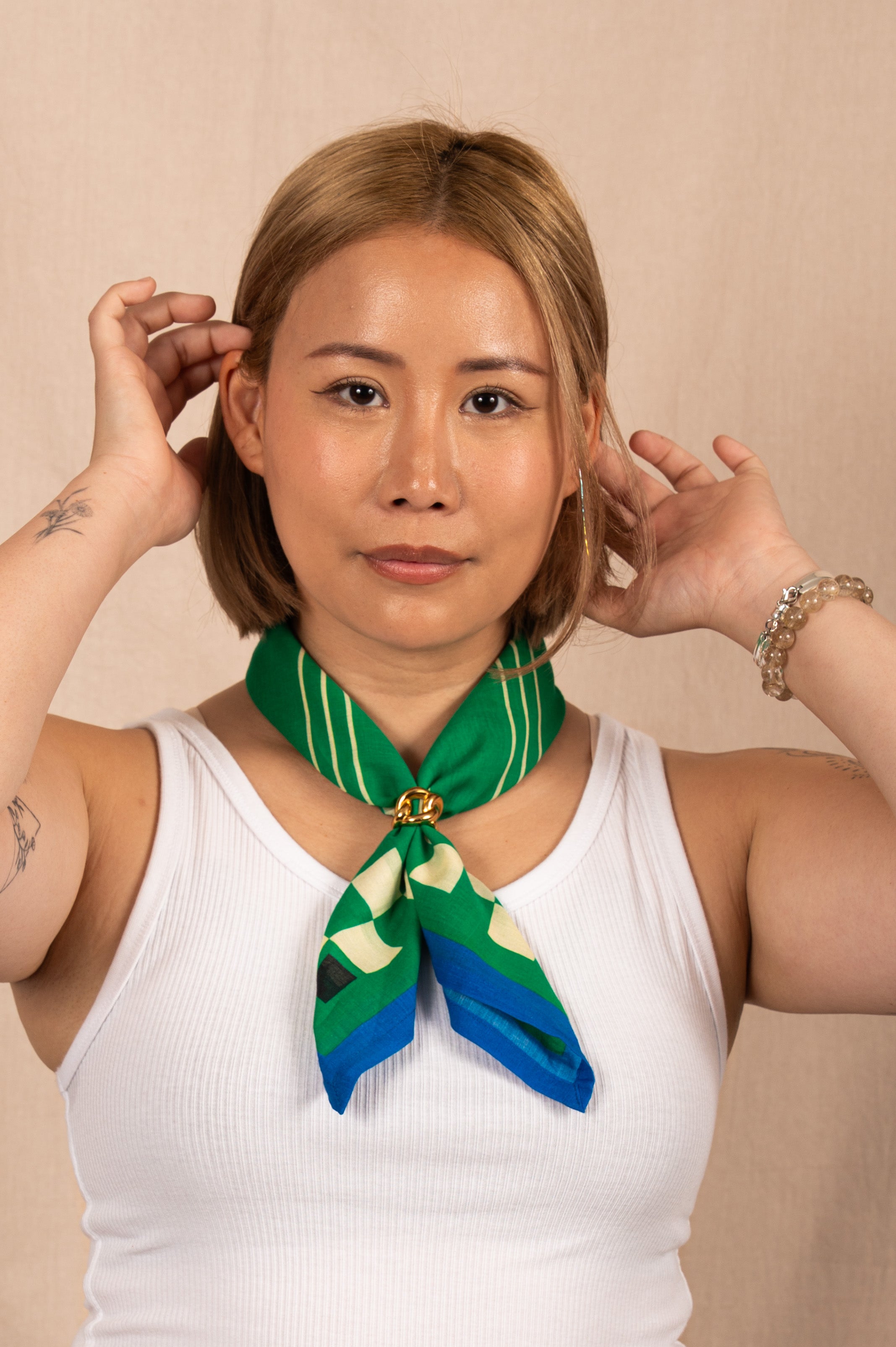 Archie Bandana No. 14 - Emerald Study