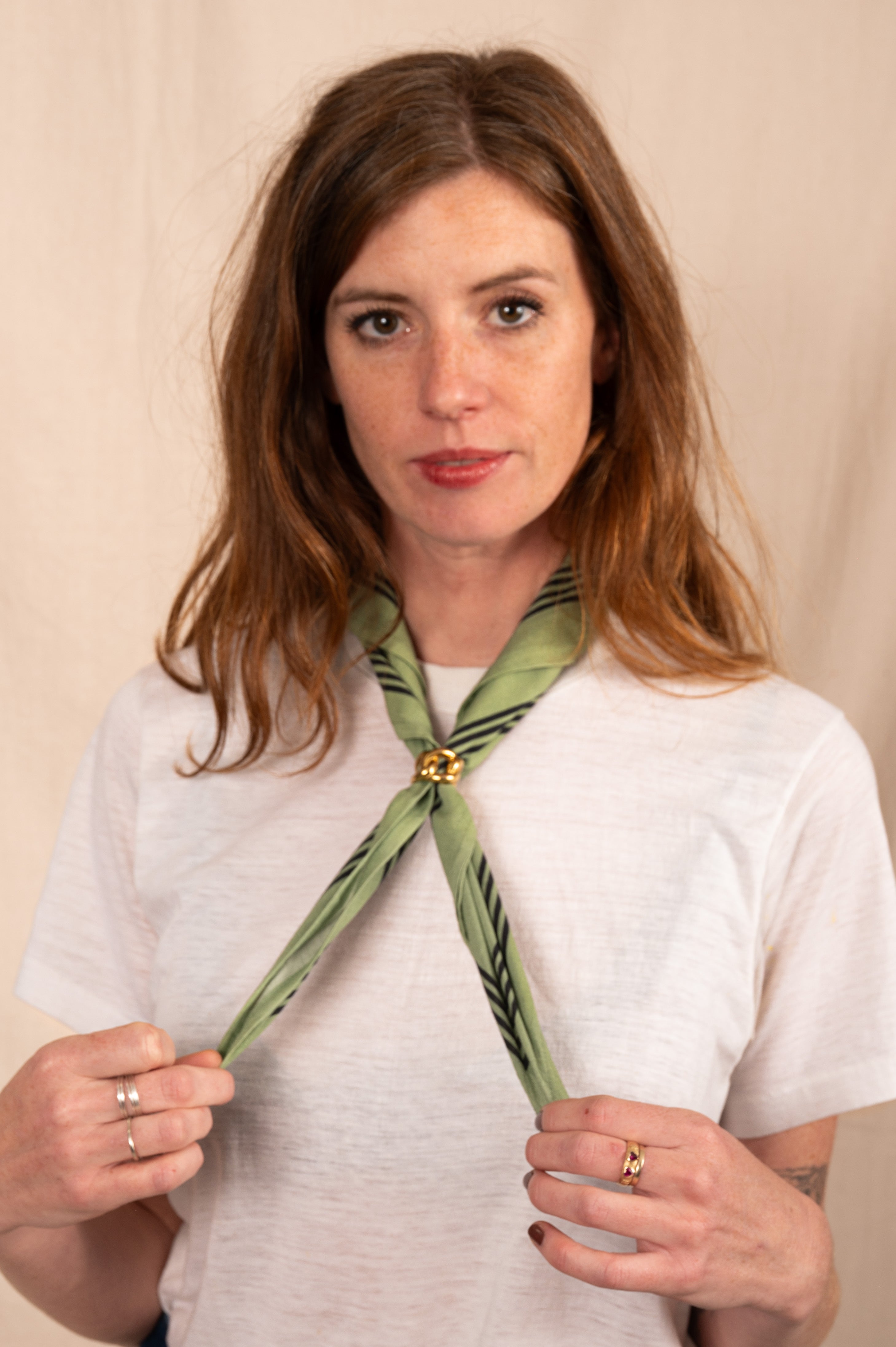 Archie Bandana No. 35 - The Gradient in Sage