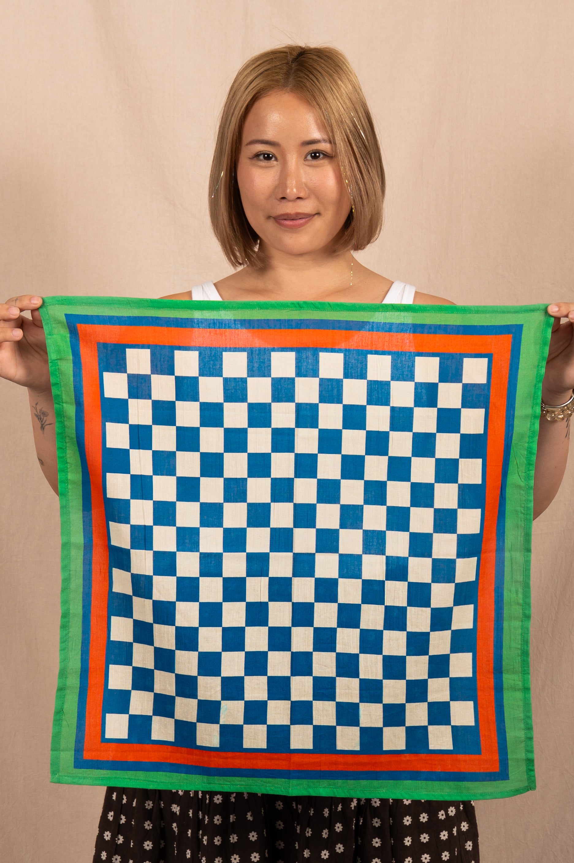 Archie Bandana No. 39 - The Checkerboard Piazza