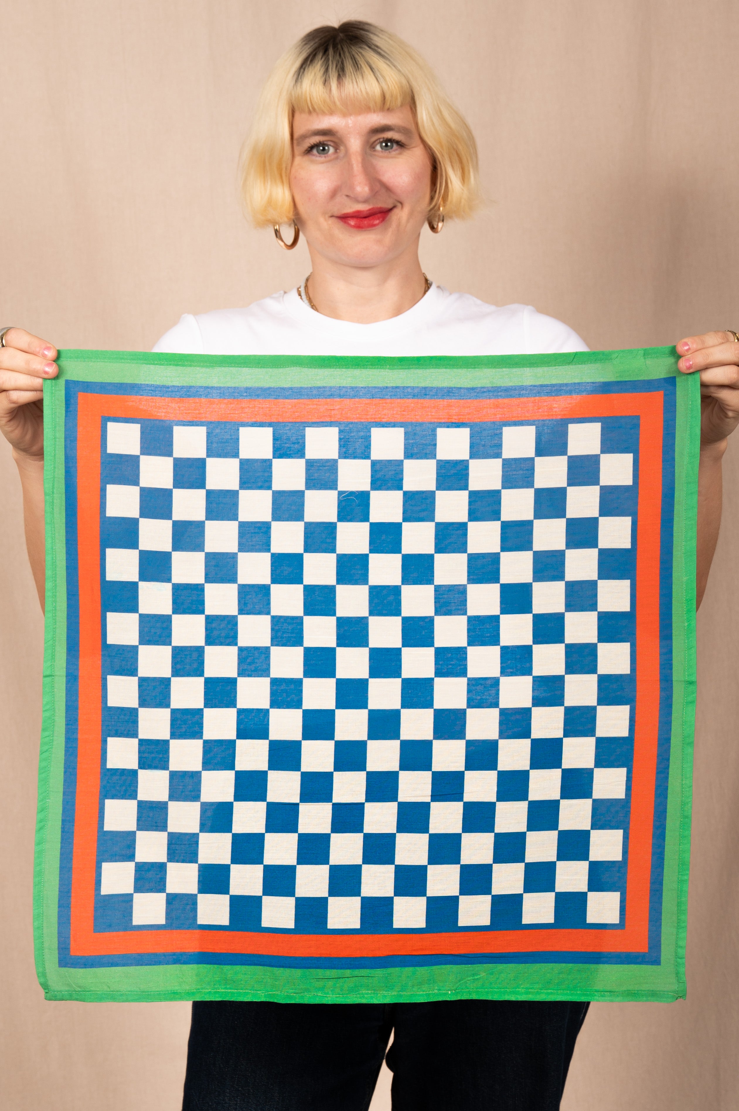 Archie Bandana No. 39 - The Checkerboard Piazza