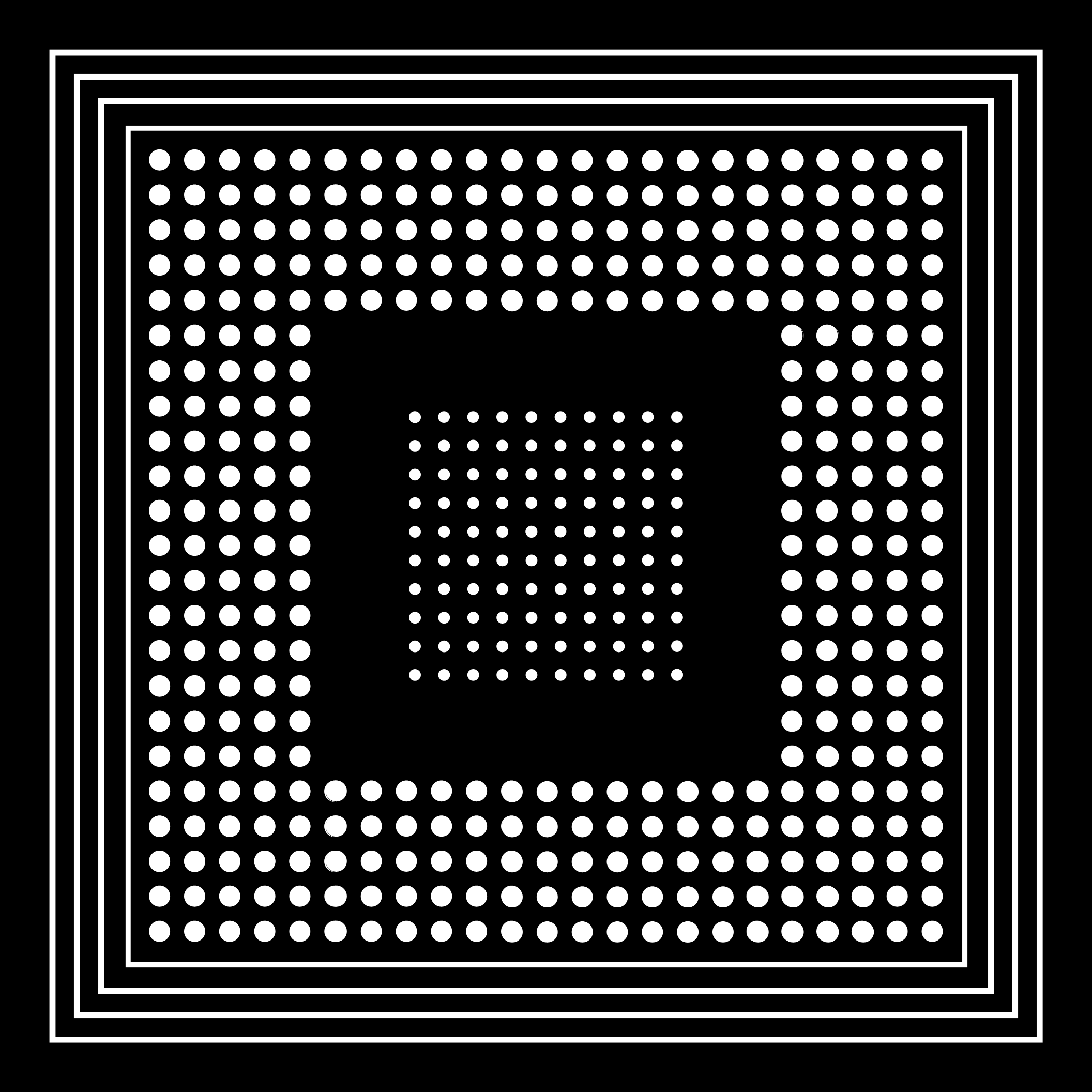 Archie Bandana No. 7 - Black and White Dots