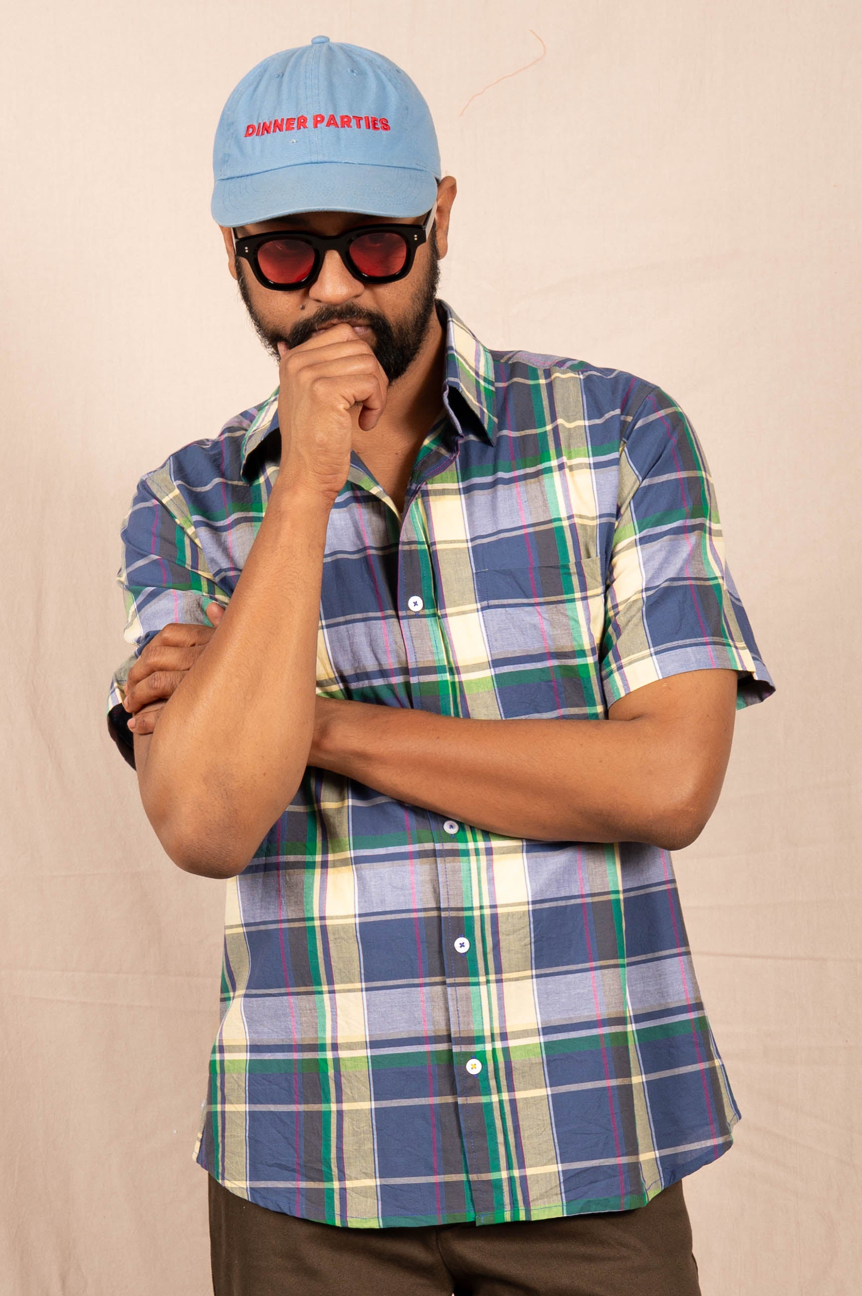 'The Folk' Shirt in Ivy Madras Plaid