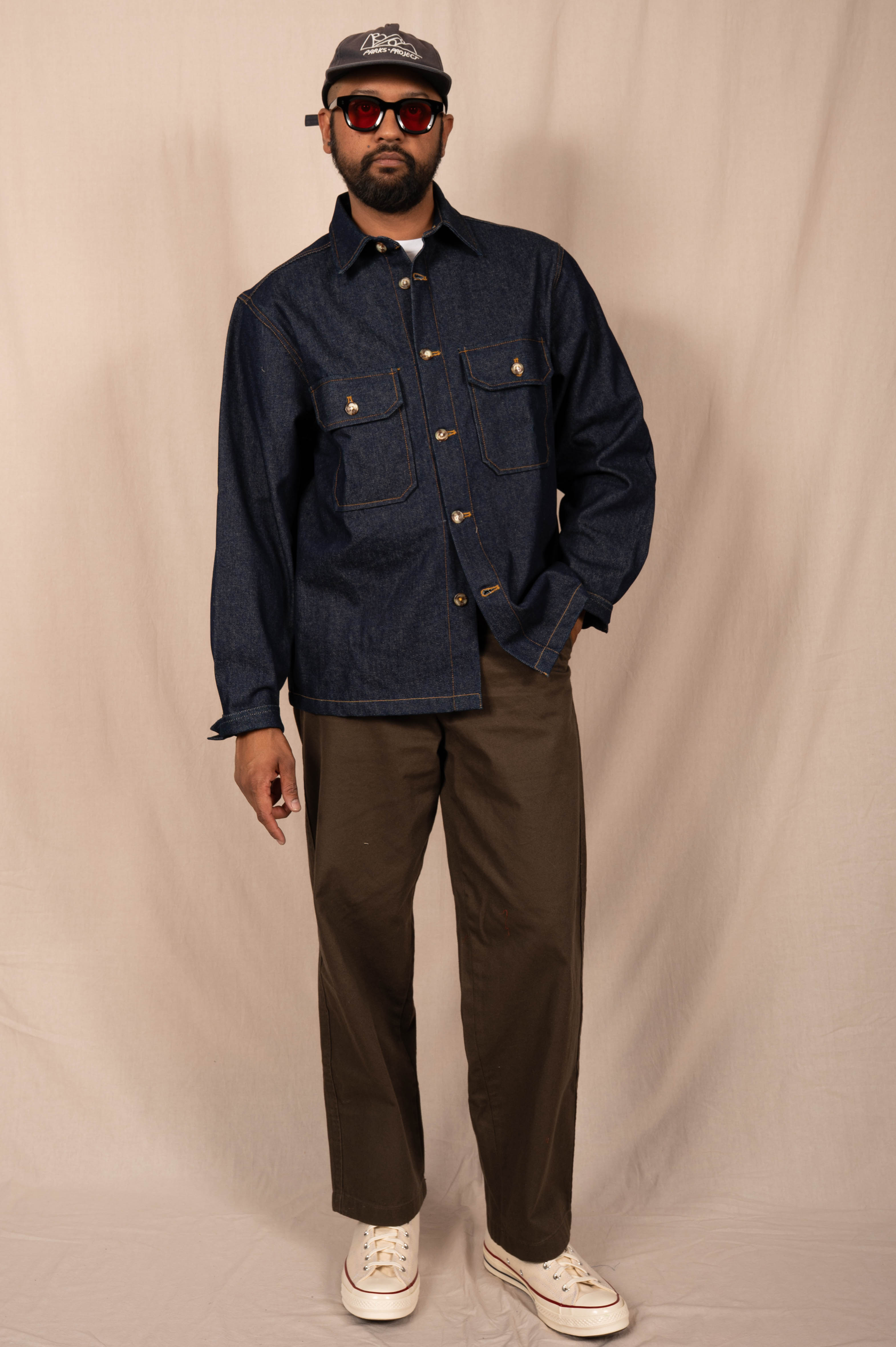 The 'Tony' Workshirt in Indigo Denim