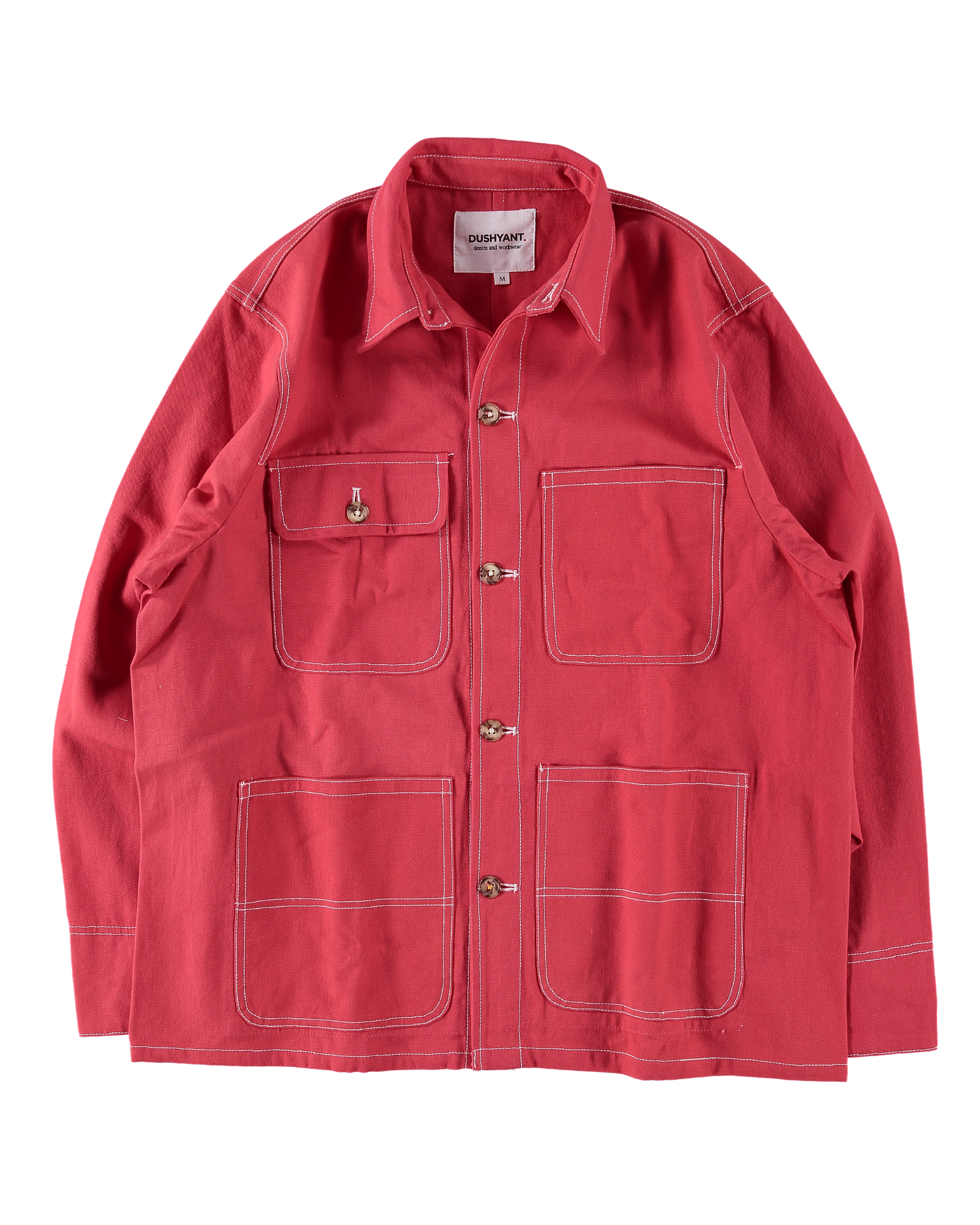 Chore Coat in Tomato Red Duck Canvas