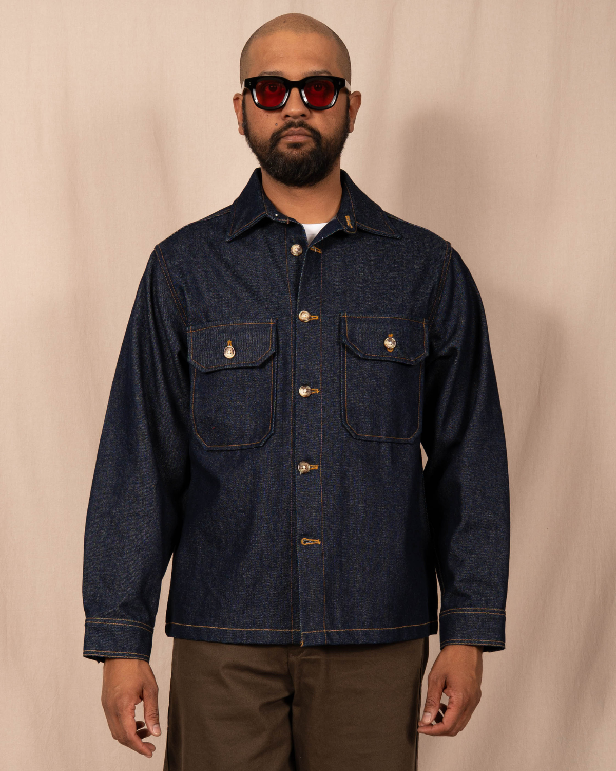 The 'Tony' Workshirt in Indigo Denim