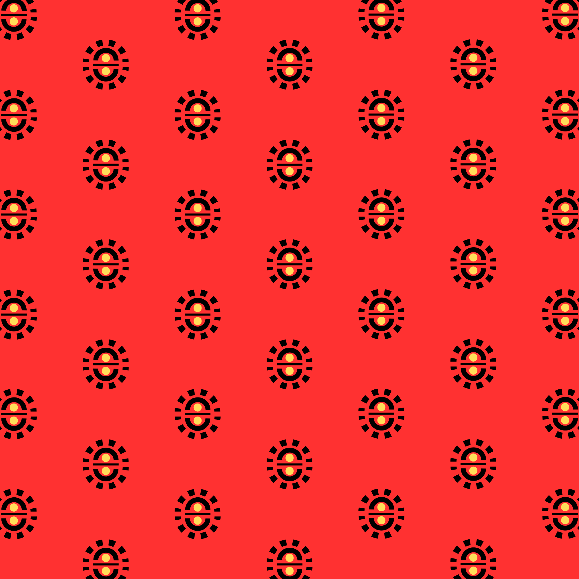 Raaga Napkins - Tomato Red Motif - Hand Printed - Set of 4