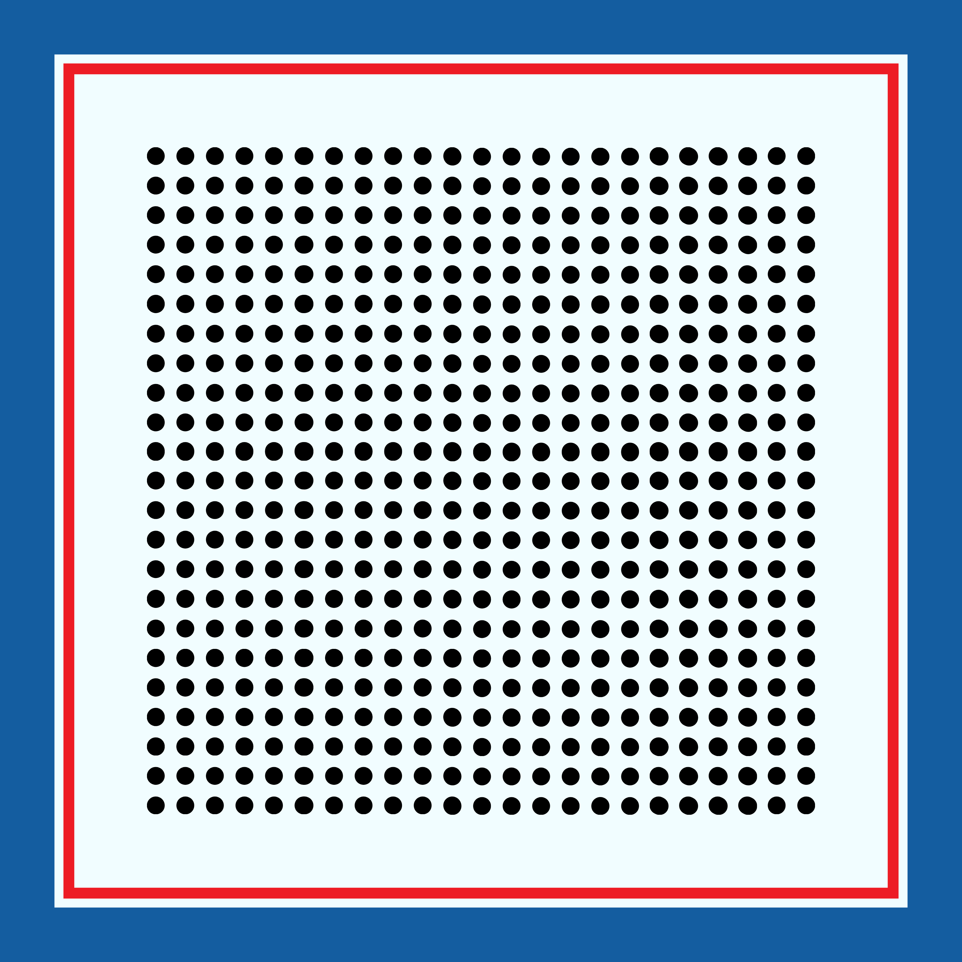 Archie Bandana No. 42 - Red, White and Blue Dots