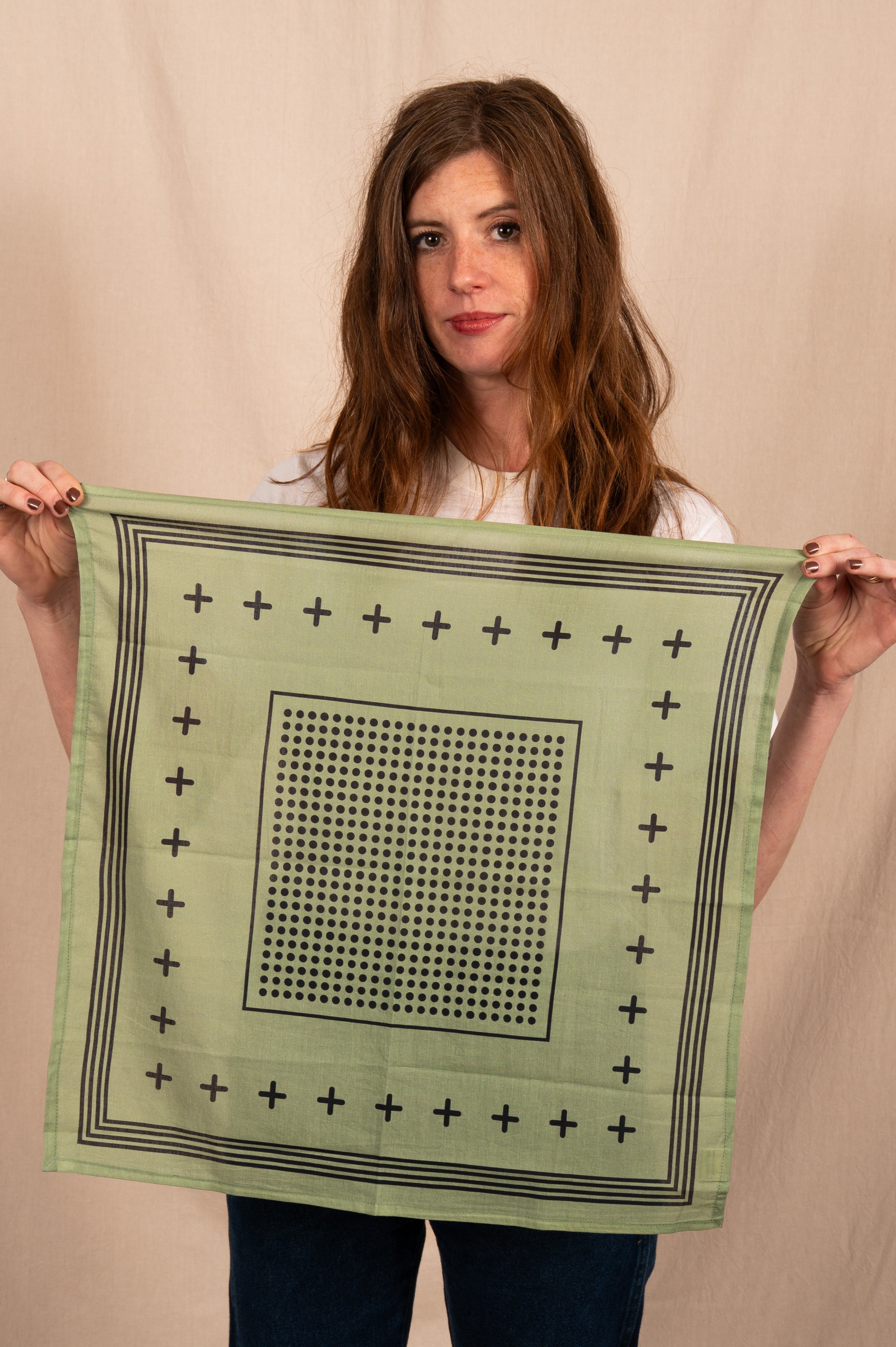 Archie Bandana No. 35 - The Gradient in Sage