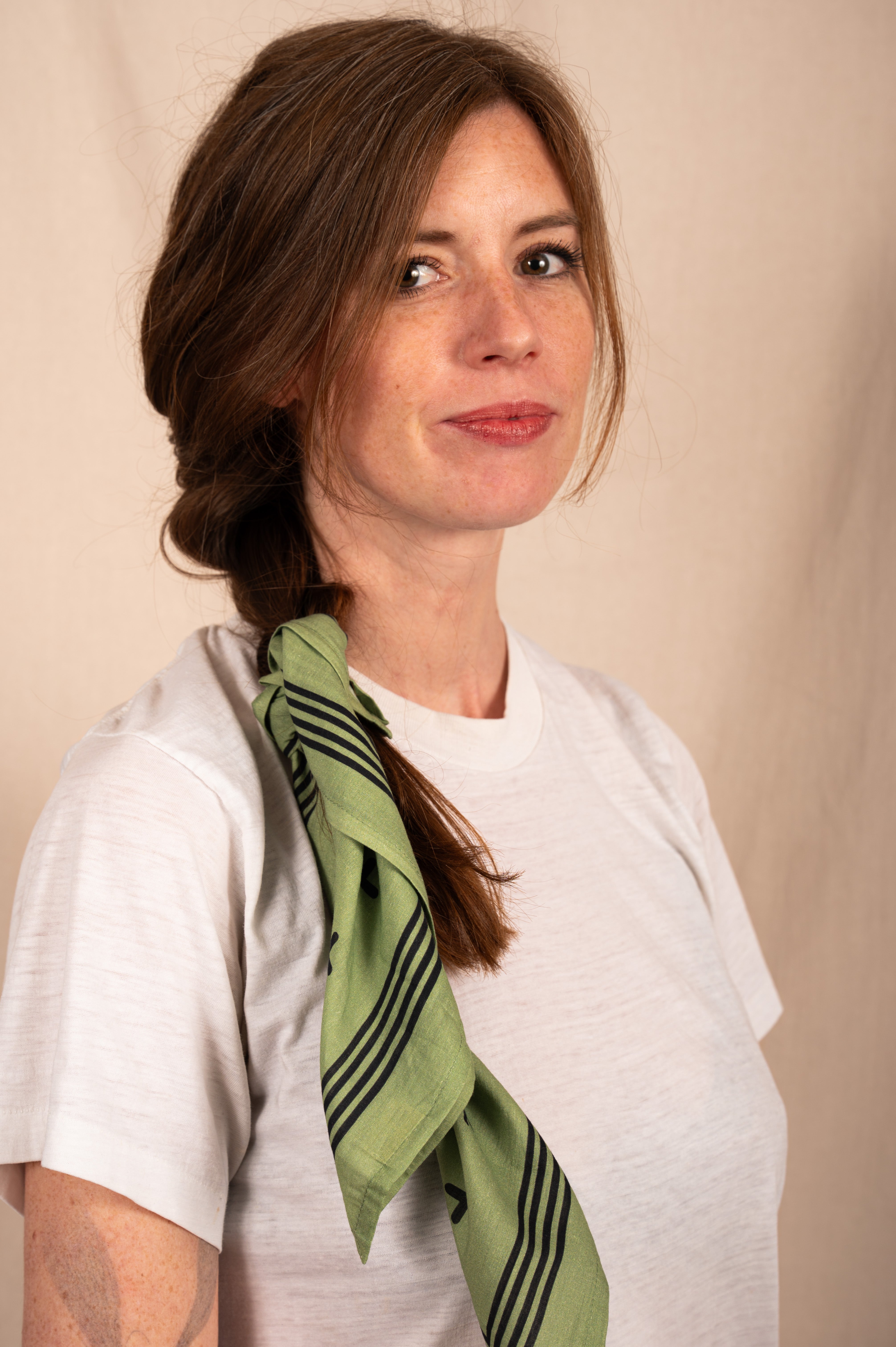 Archie Bandana No. 35 - The Gradient in Sage