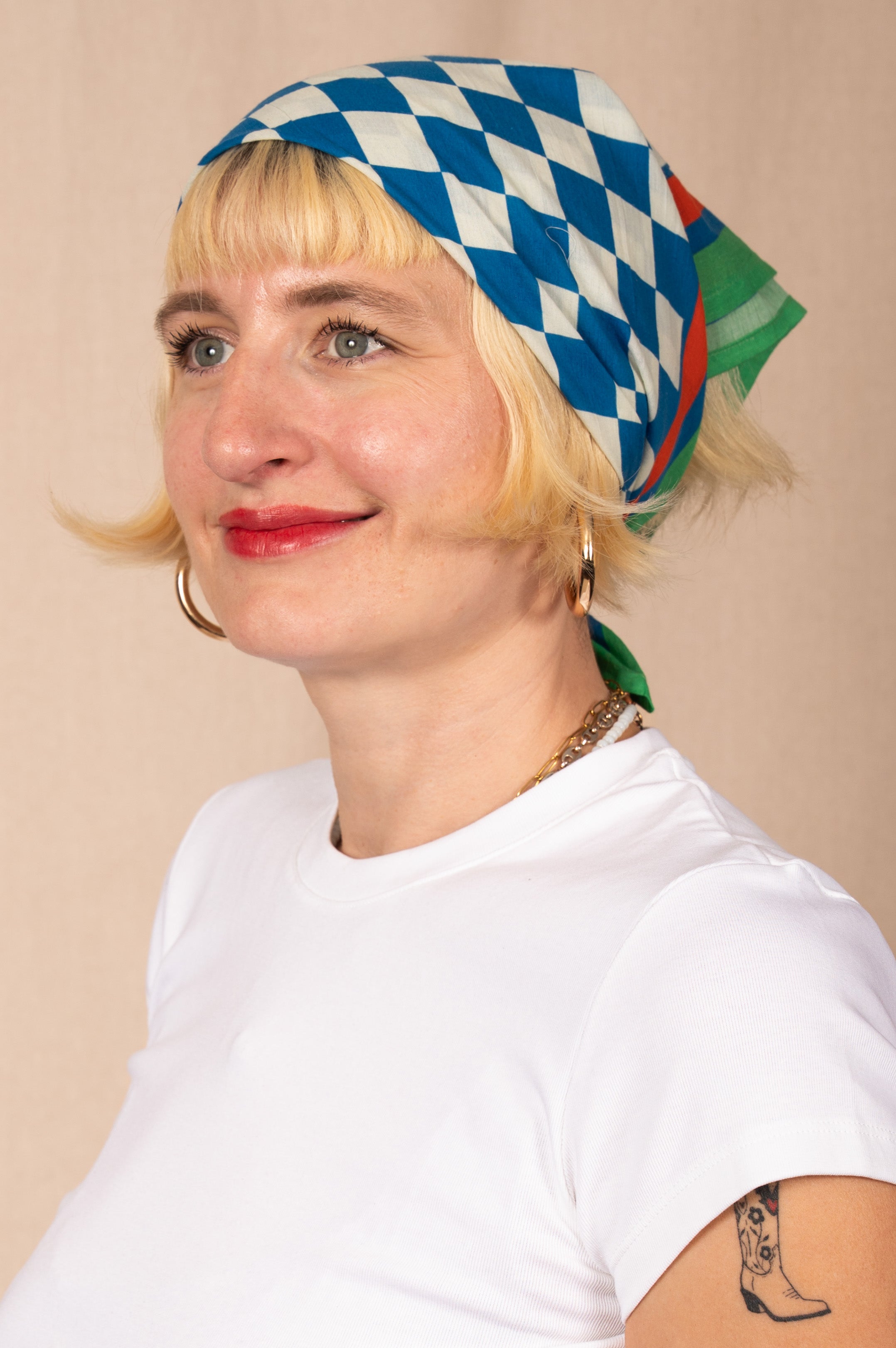 Archie Bandana No. 39 - The Checkerboard Piazza