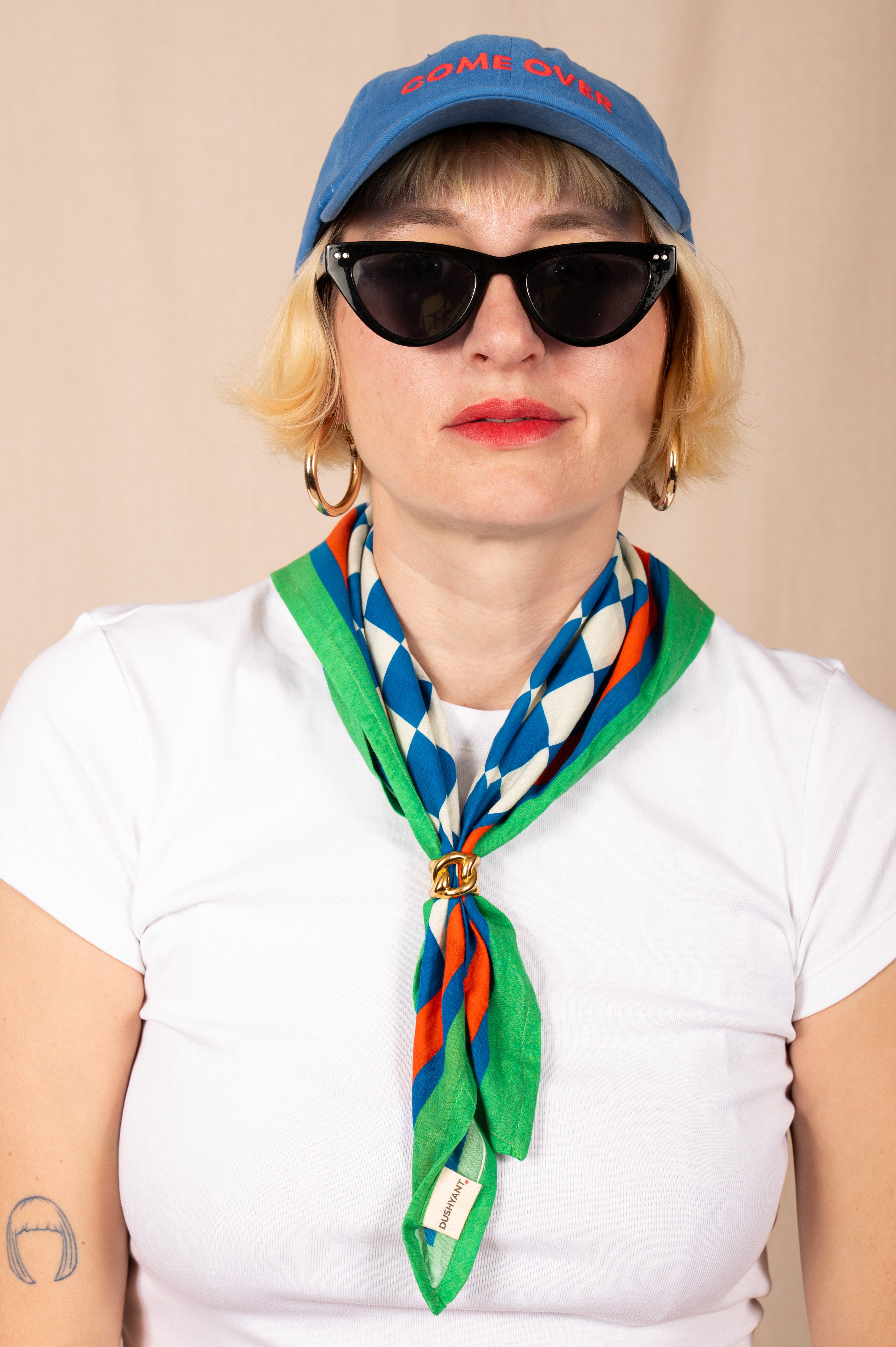 Archie Bandana No. 39 - The Checkerboard Piazza