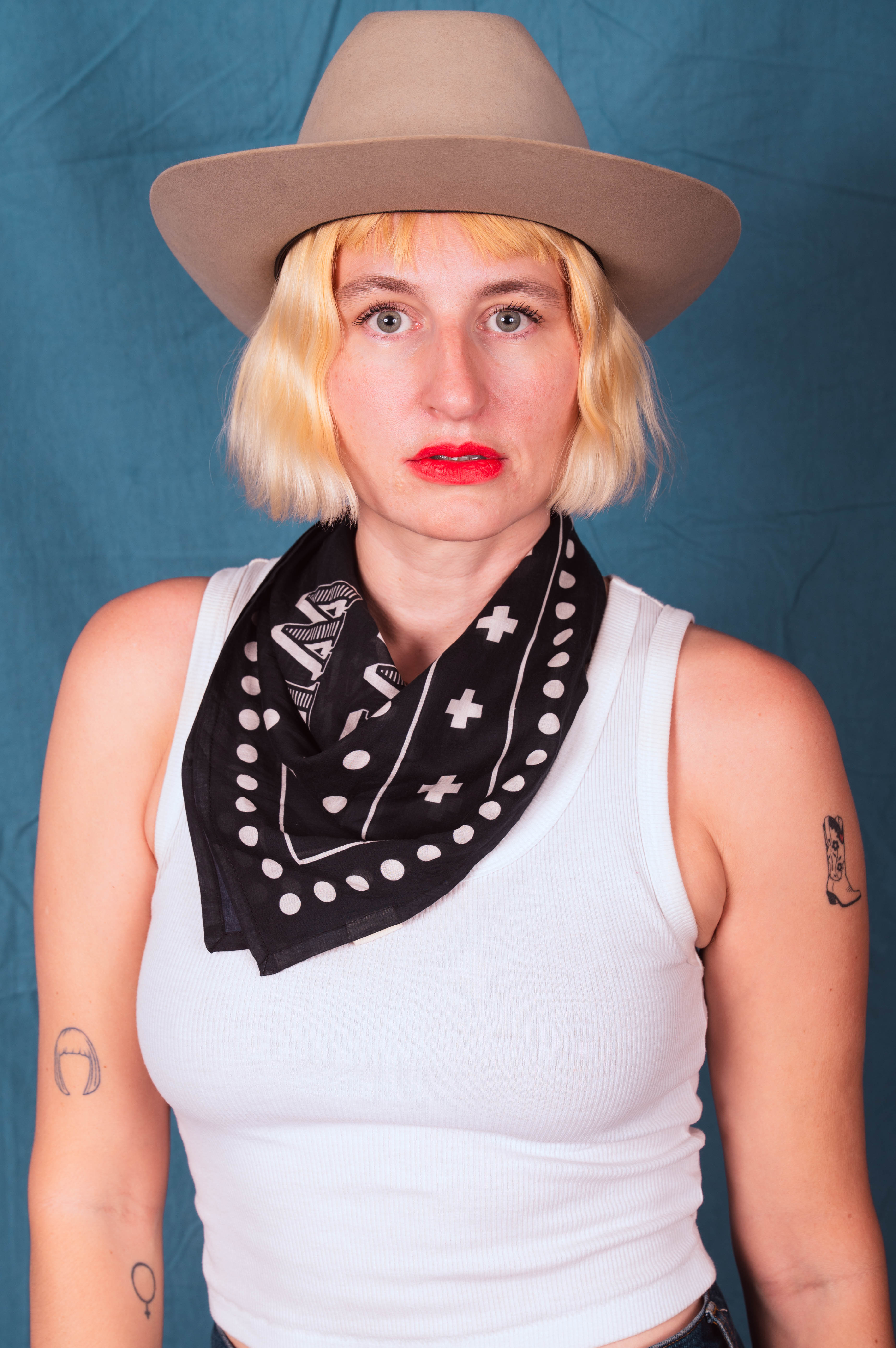 Archie Bandana No. 28 - Wild West Print on Black