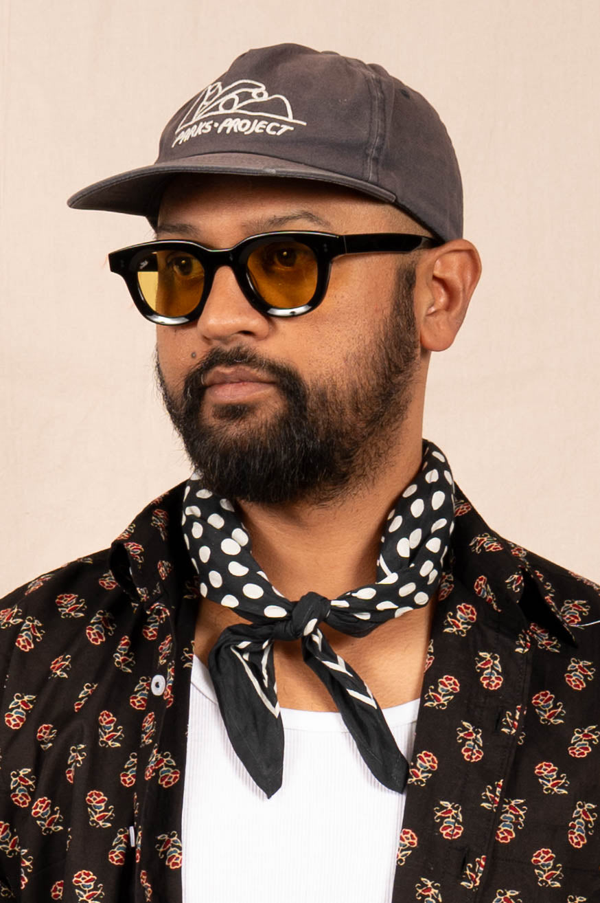 Archie Bandana No. 7 - Black and White Dots