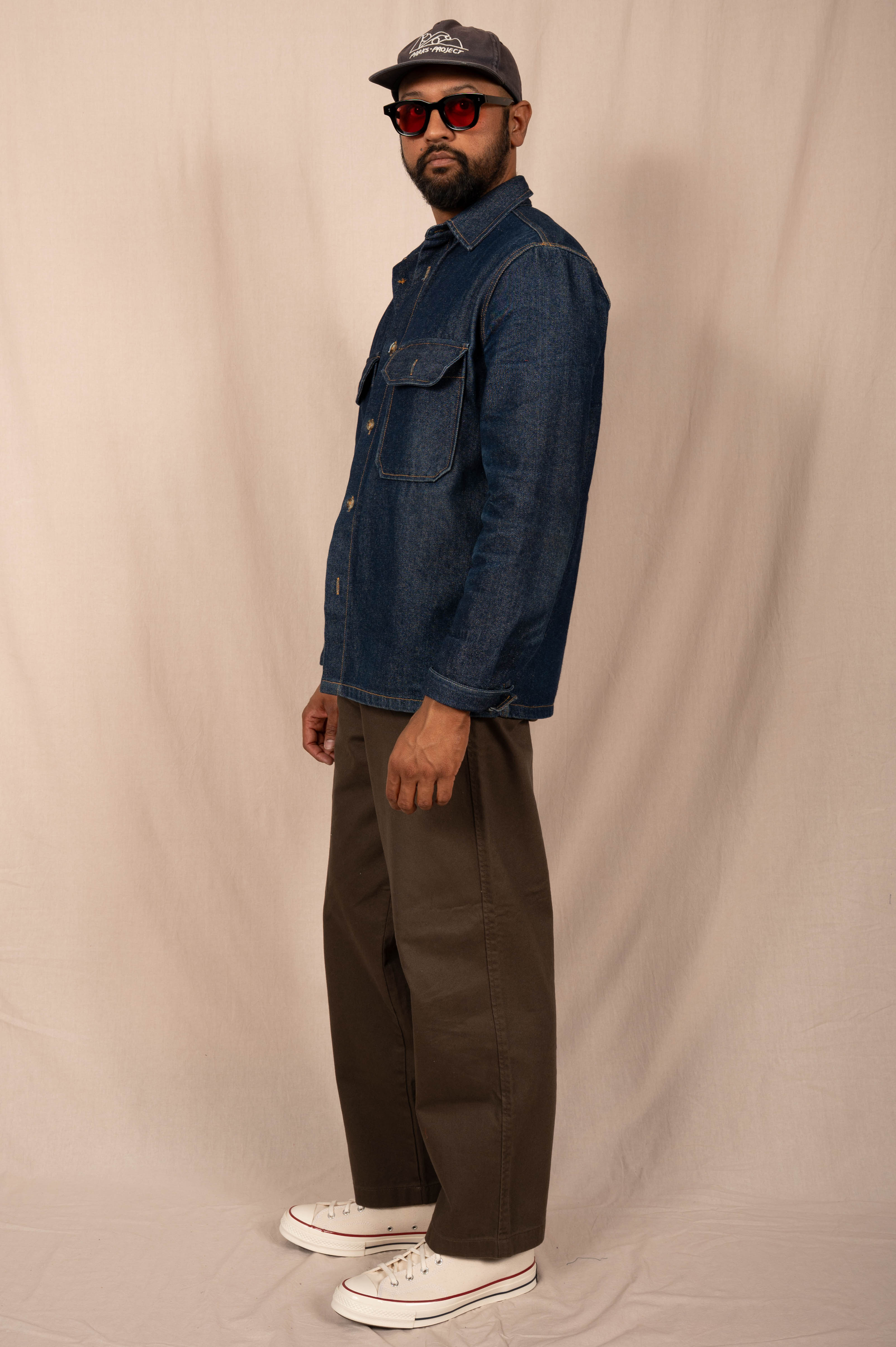 The 'Tony' Workshirt in Indigo Denim