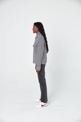 Hand Printed 'The Sophia' Over-Shirt in Checkers Twill